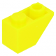 LEGO tetőelem fordított 45°-os 2×1, neon sárga (3665)